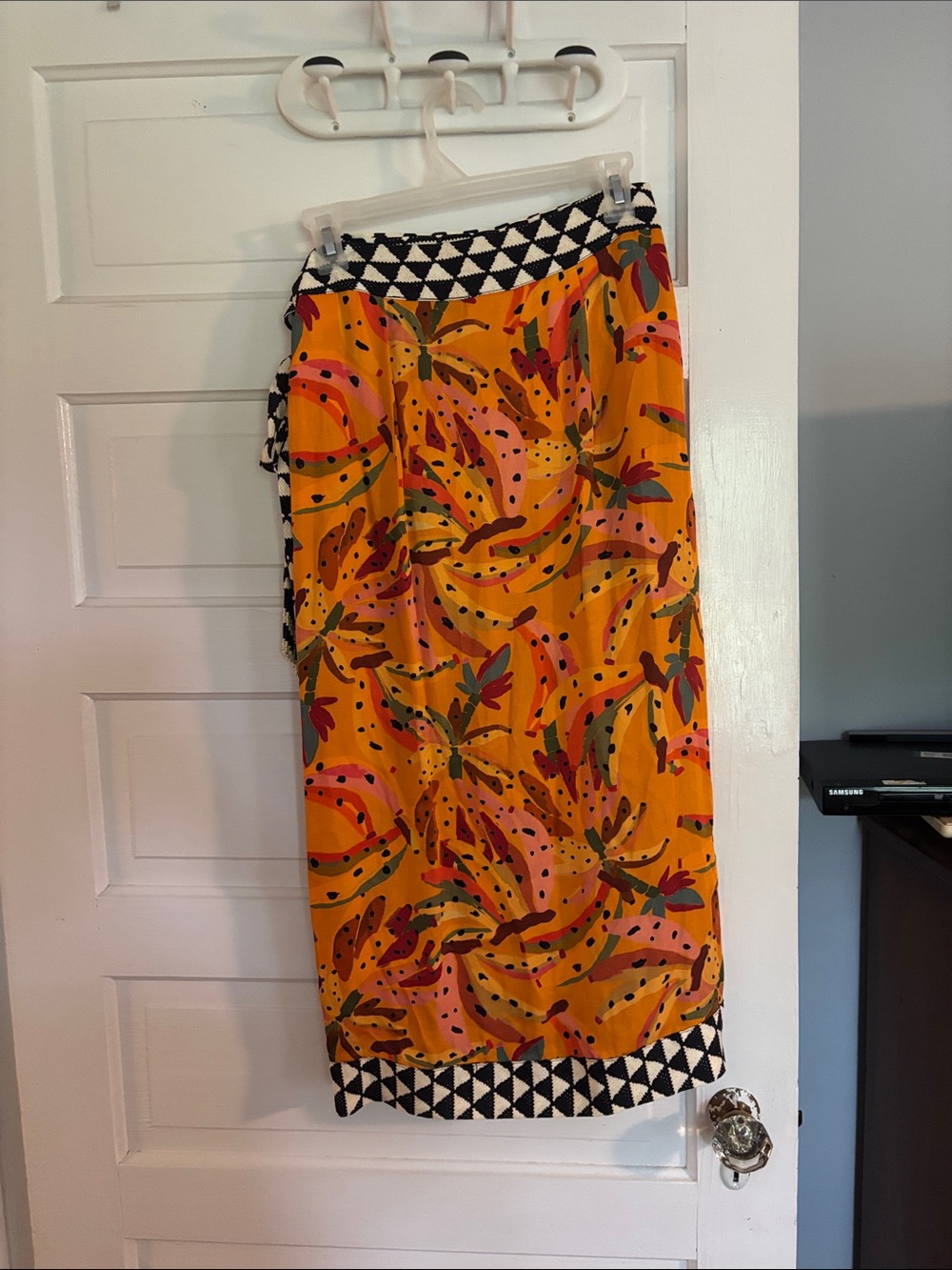 Women's Farm Rio Floral Wrap Skirt with Fruit Print - Picture 3 of 5